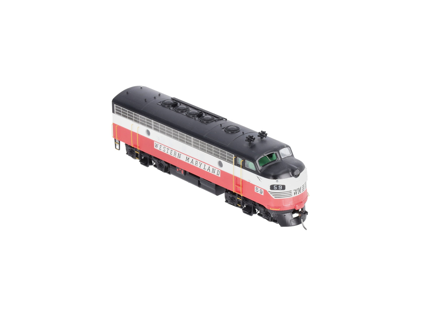 InterMountain 49094S HO Western Maryland EMD F7A Diesel Engine with Sound & DCC