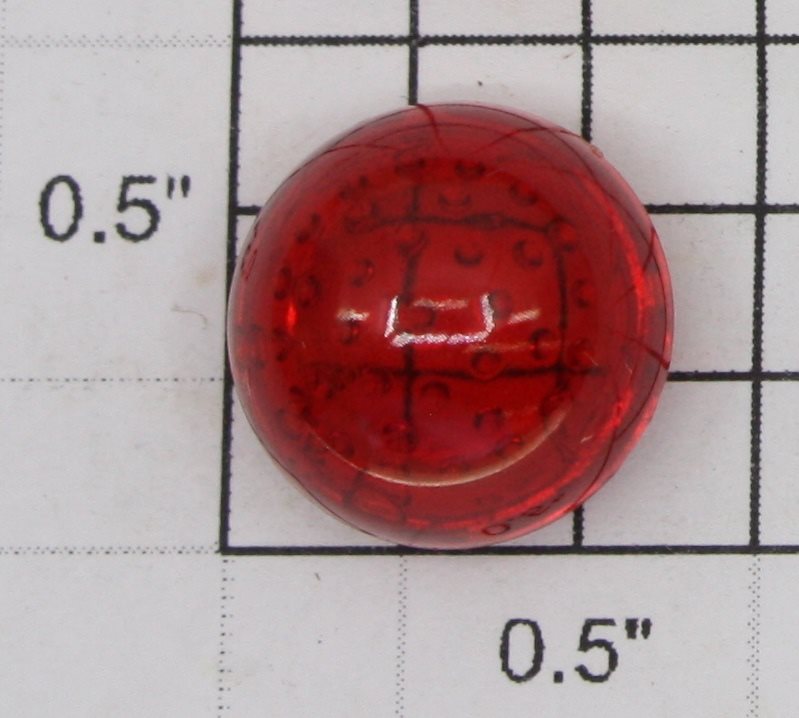 Lionel 52-40 O Gauge Fire Car Large Red Jewel Lens Cap #52