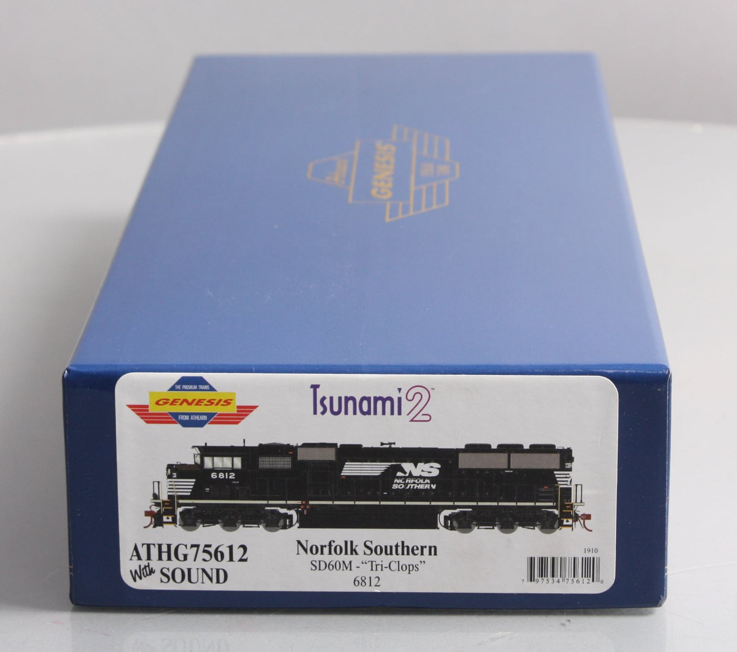 Athearn G75612 HO NS G2 SD60M Tri-Clops Diesel Locomotive w/DCC & Sound #6812 LN/Box