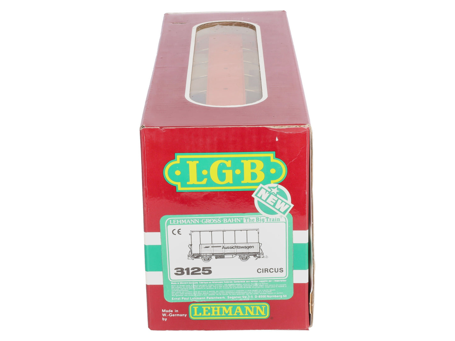 LGB 3125 G Scale Open Air Circus Passenger Car EX/Box