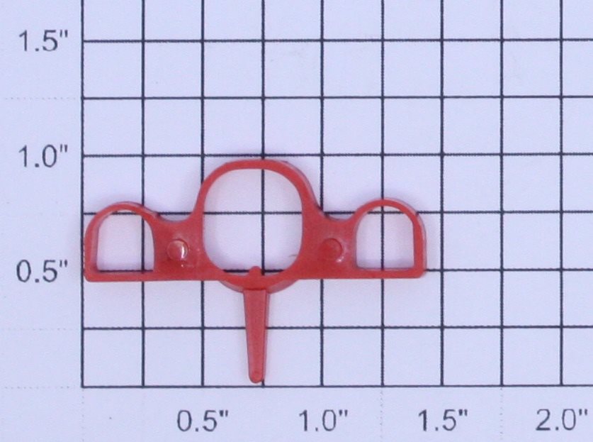 Lionel 6820-8 Red Navy Attack Helicopter Little John Rocket Brackets