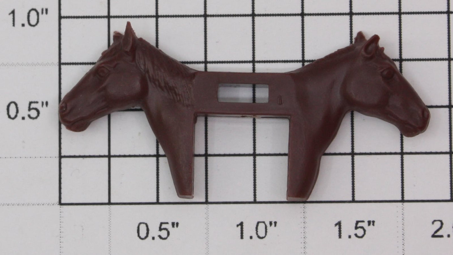 Lionel 6712-50 Dark Brown Horse Heads