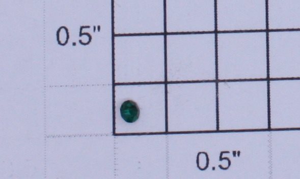 Lionel 700E-166 Green Jewel Rhinestone