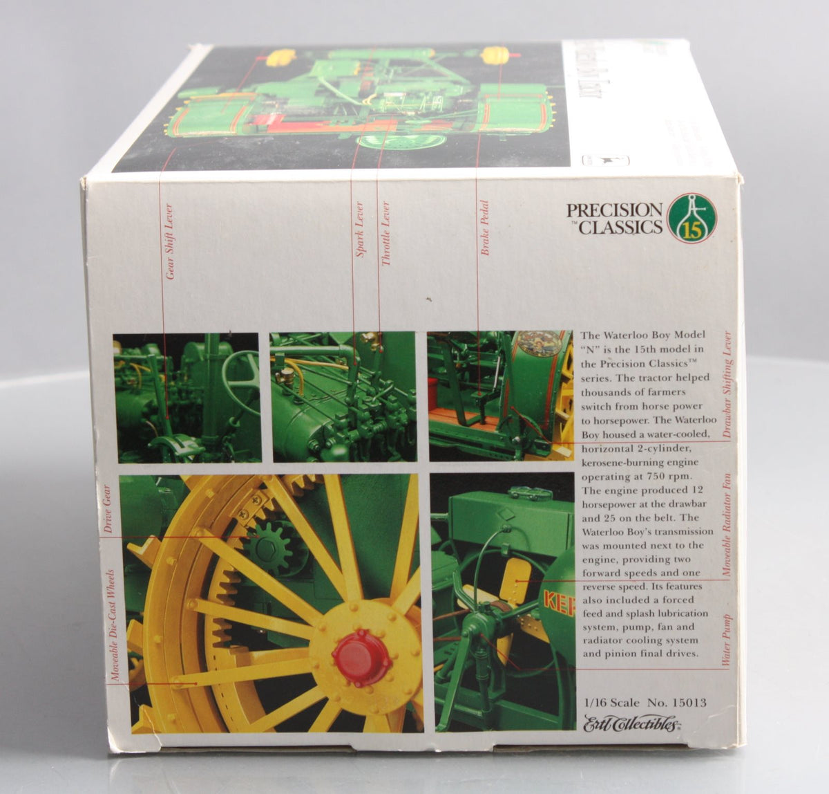 Ertl 15013 1:16 Scale John Deere The Waterloo Boy Tractor LN/Box