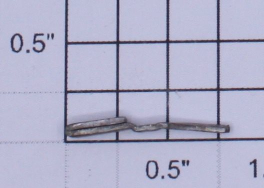 Lionel 32-33 Super O Gauge to O27 Gauge Ground Rail Transition Pin