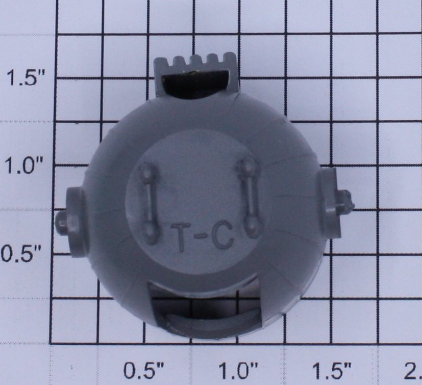 Lionel 3520-12 Gray Plastic Searchlight Housing