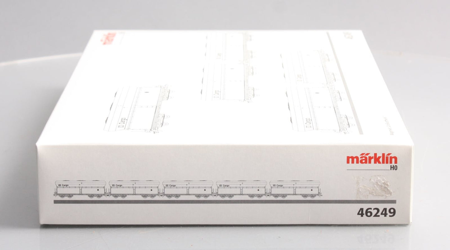 Marklin 46249 HO Scale Deutsche Bahn Large Power Plant Car (Set of 5) LN/Box