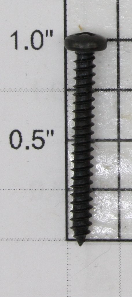 Lionel #4 x 1" Black Phillips Pan Head Self Tapping Screw