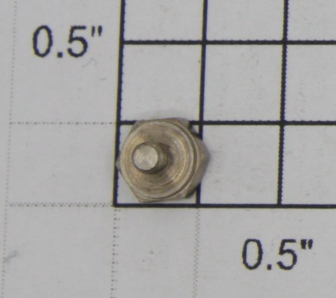 Lionel 671-238 Short Hex Head No Groove Side Rod Screw Hex