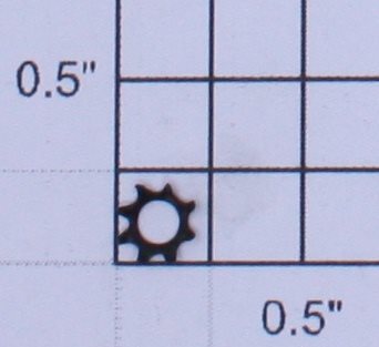 Lionel 736-29 External Star Lock Washer