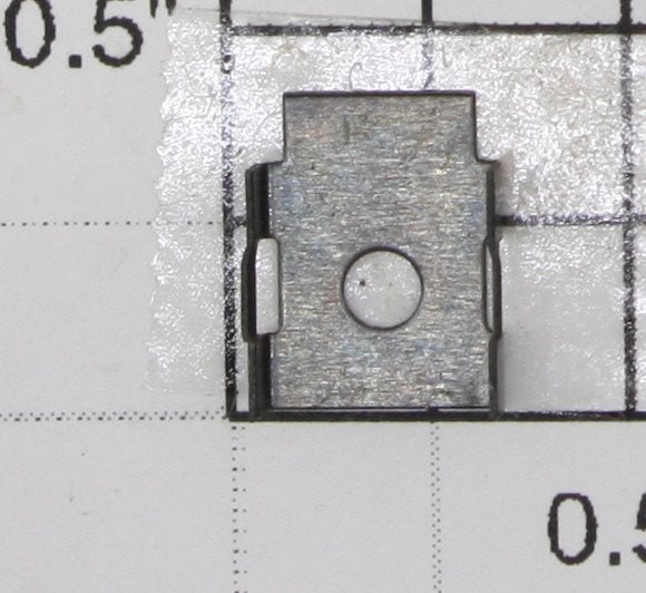 Lionel 0771-5 Black Metal HO Drive Truck Coupler Cover w/ Hole
