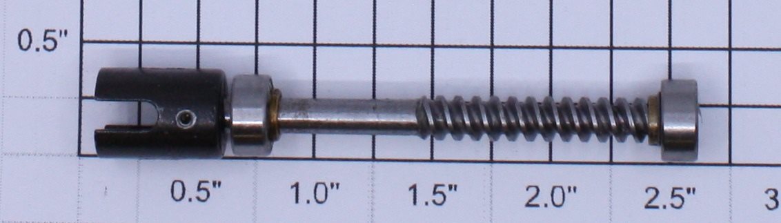 Lionel 1229-30 Gear / Worm Shaft With Bearings and Coupling
