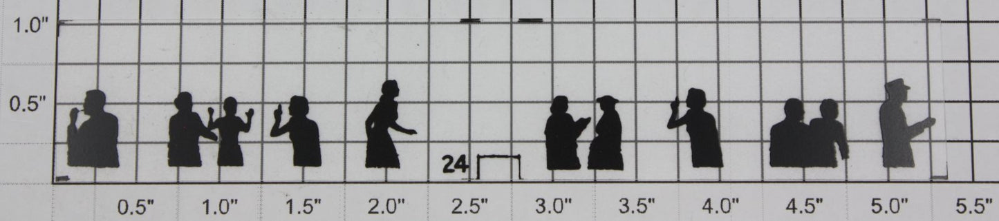 Lionel 2623-24 Right Hand Madison Silhouette Window Strip #24