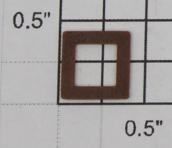 Lionel 167-21 .04" Thin Square Spacer
