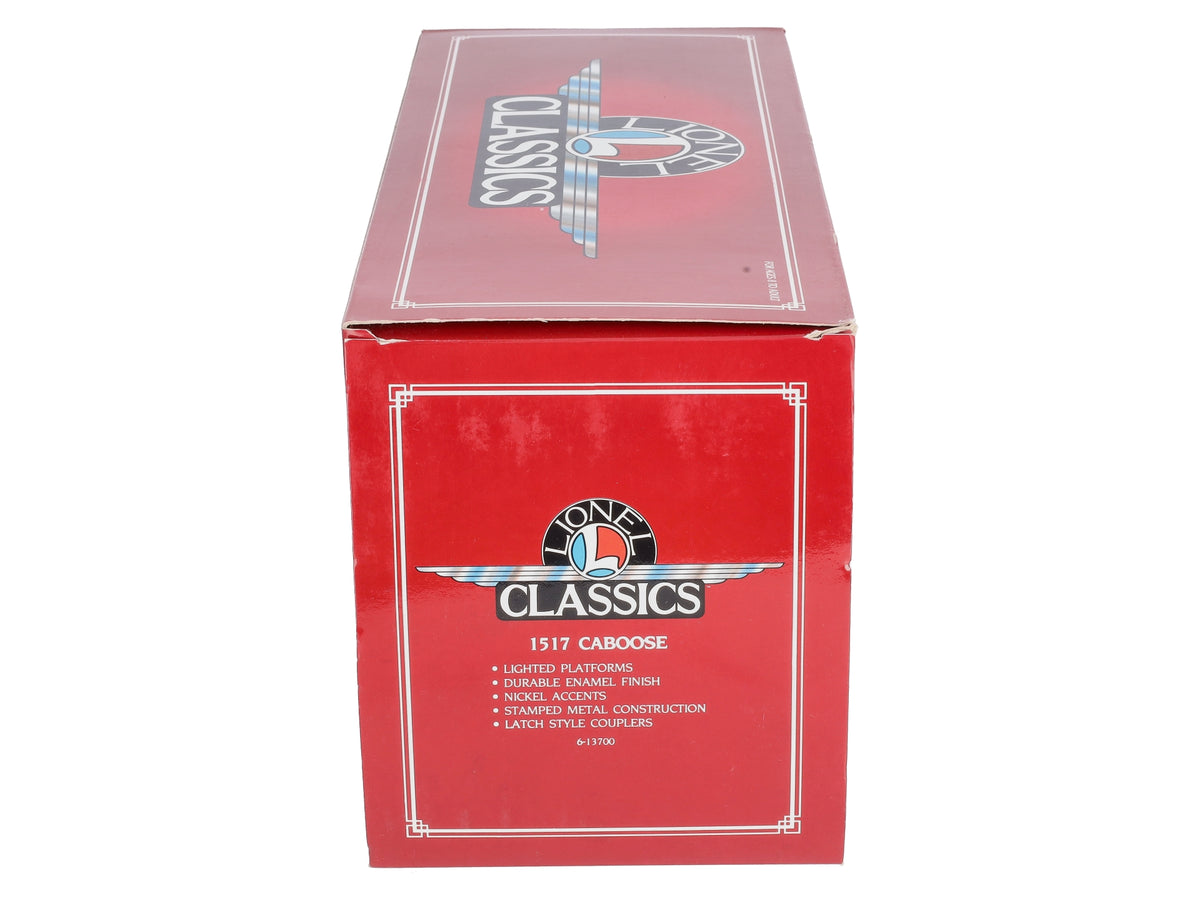 Lionel 6-13700 Standard Gauge Lionel Classics Caboose #1517 LN/Box