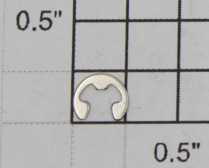 Lionel 5497-022 Retaining E-Clip 0.118"ID x 0.020"TH