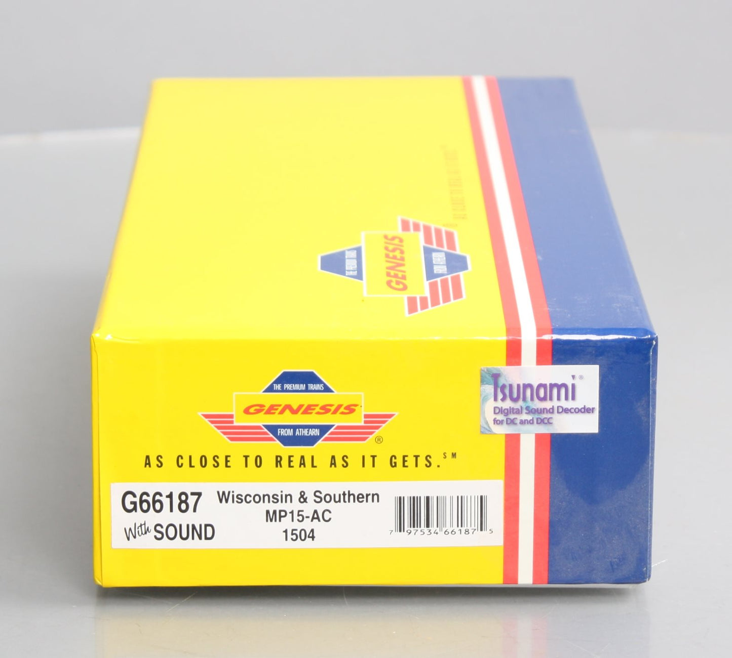 Athearn G66187 HO WSOR MP15-AC Diesel Locomotive w/DCC & Sound #1504