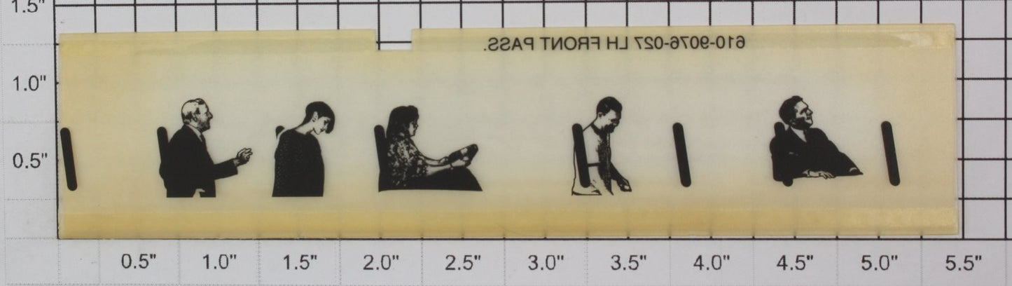 Lionel 19076-27 Left Hand Front Window Strip