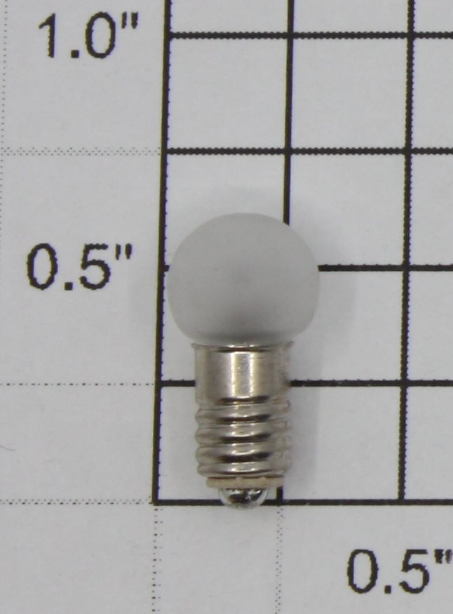 Lionel 7036-300 12V Operating Car Screw Base Frosted Globe Light Bulb