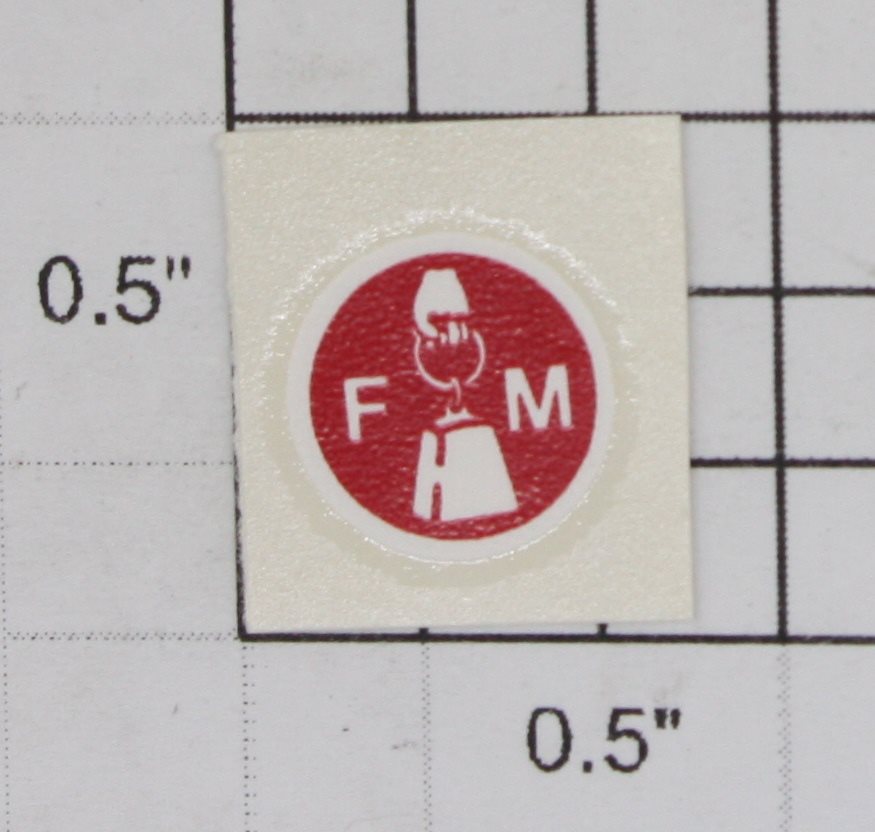Lionel 2322-16 Virginia FM Water Soluble Decal
