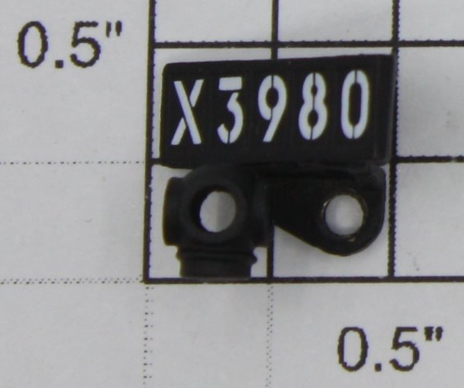 Lionel 8093-11 Right Hand Metal Class Lamp Number Board #3980