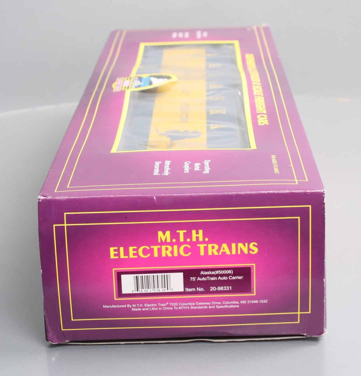 MTH 20-98331 Alaska 75' AutoTrain Auto Carrier #50006 NIB