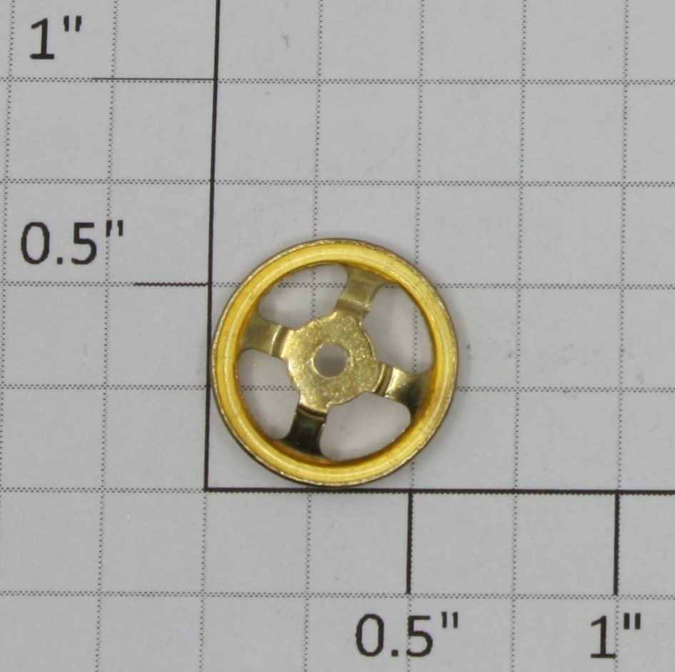 MTH TP-OF00034 Brass Hopper Brake Wheel