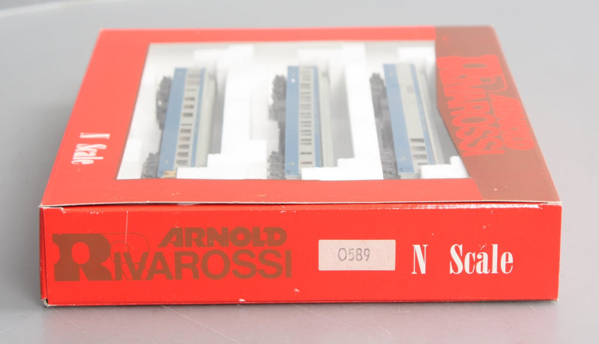 Rivarossi 0589 N Scale Baltimore and Ohio 3 Car Passenger Set LN/Box