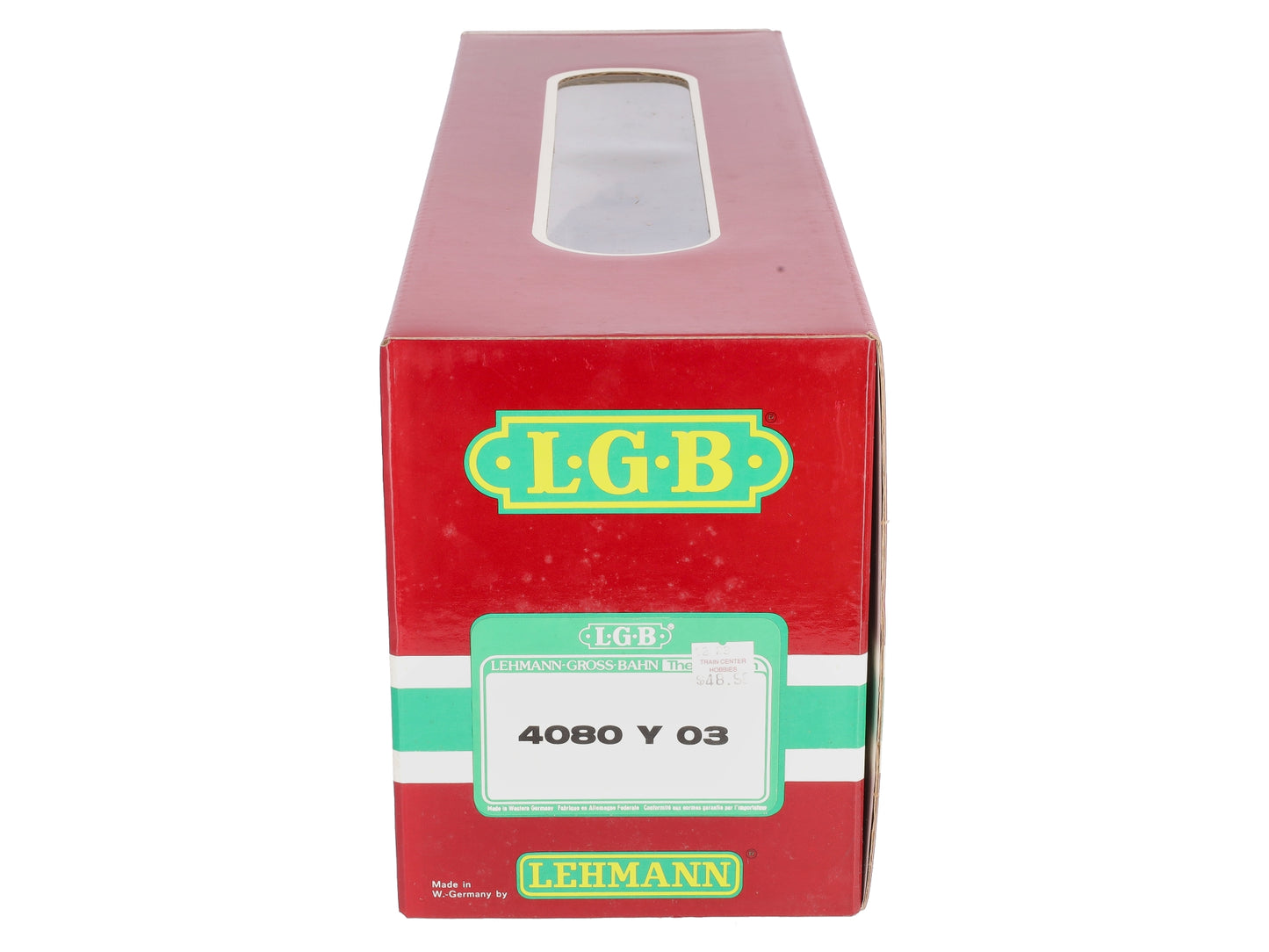 LGB 4080-Y03 RGS Single Dome Long Tank Car w/Plastic Wheels LN/Box
