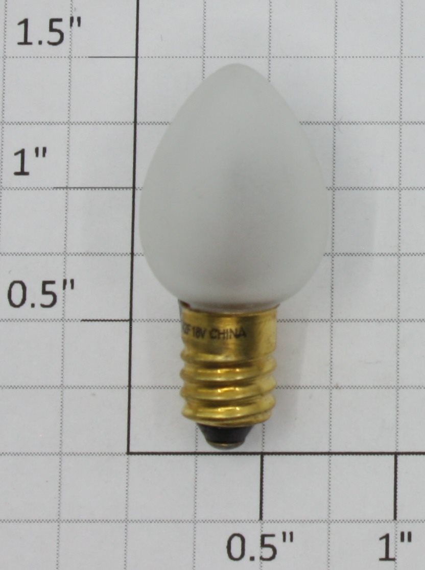 Lionel 1442 18 Volt Screw Base Frosted Teardrop Light Bulb