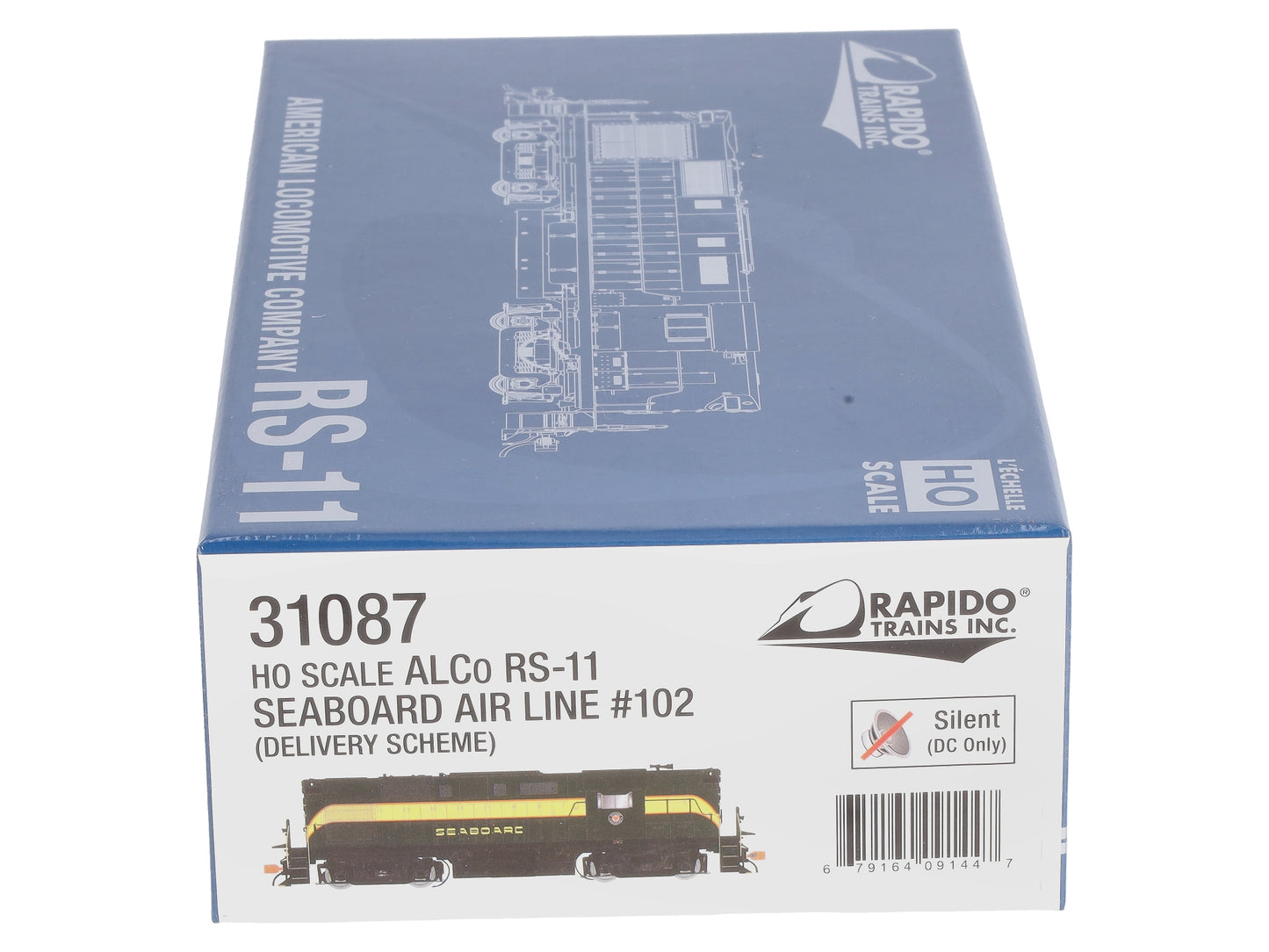 Rapido Trains 31087 HO Scale Seaboard Airline RS-11 Diesel Locomotive #102