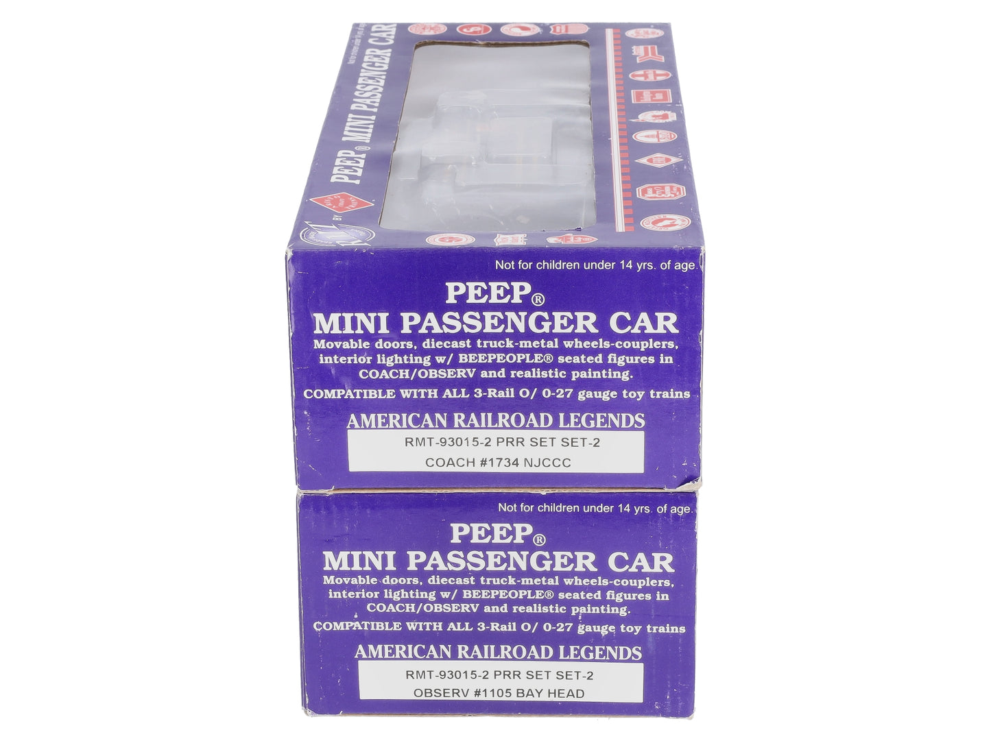 RMT 93015-2 Pennsylvania PEEP Observation/Coach Passenger Set #1105/1734