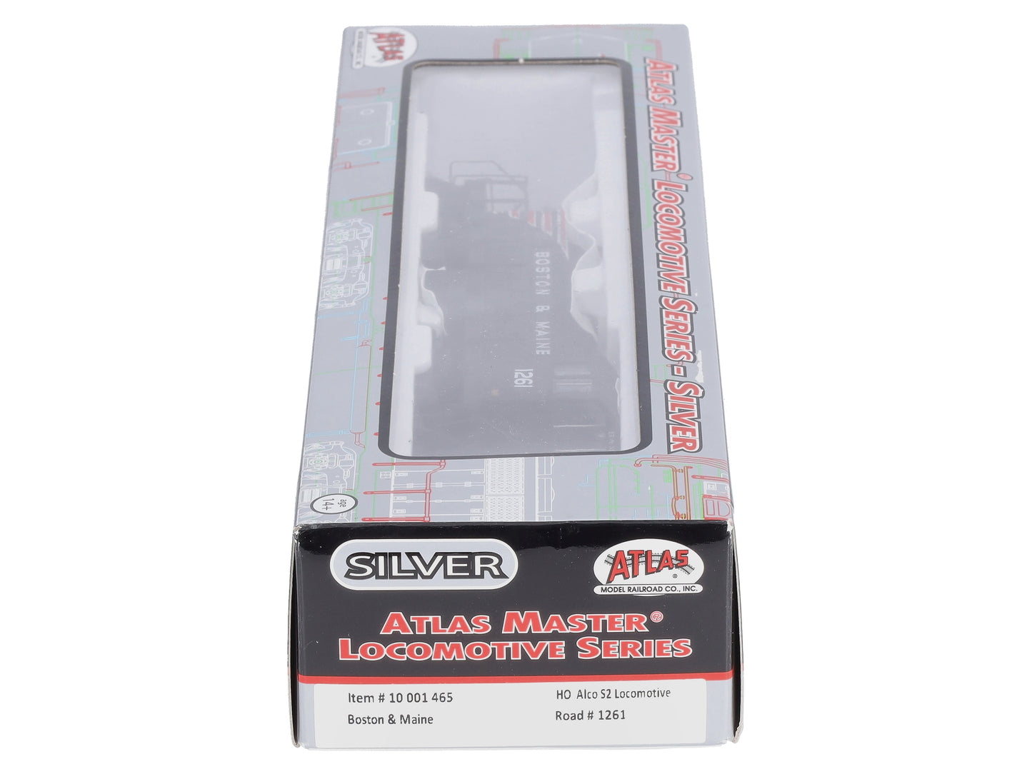 Atlas 10001465 HO Boston & Maine Alco S-2 Diesel Locomotive #1261