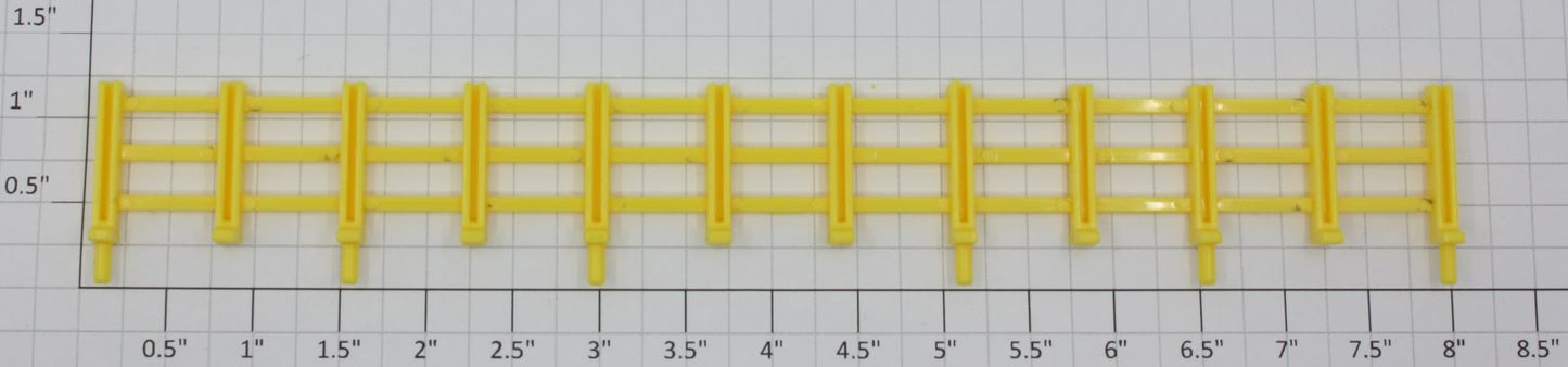 Lionel 1887-8 Long Yellow Fence Section