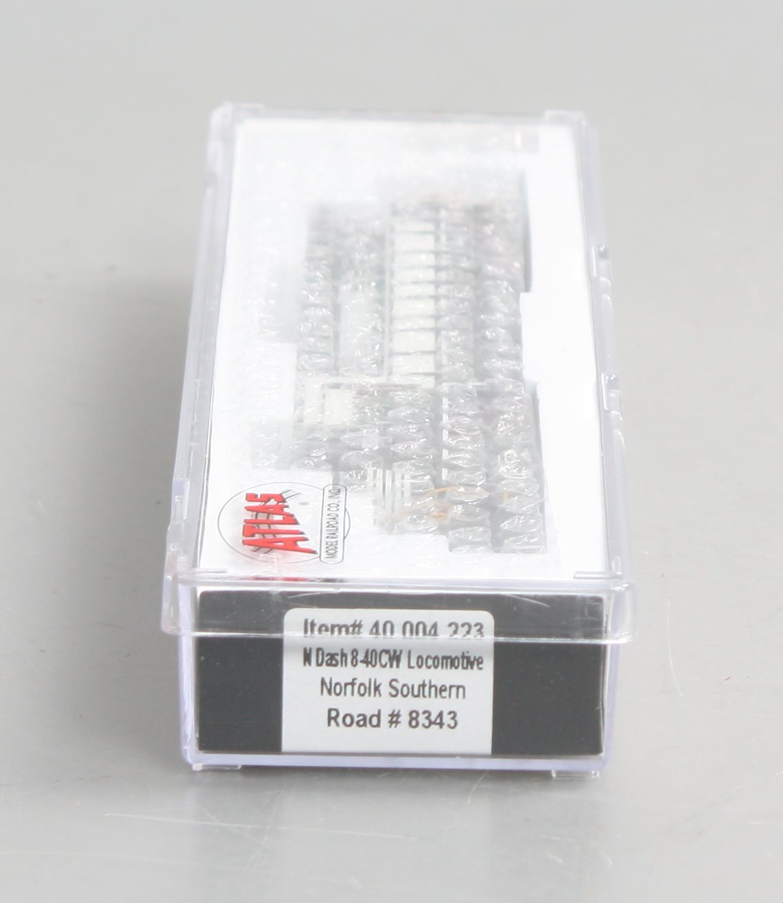 Atlas 40004223 N Scale Norfolk Southern Dash 8-40Cw Diesel #8343 w/ DCC & Sound