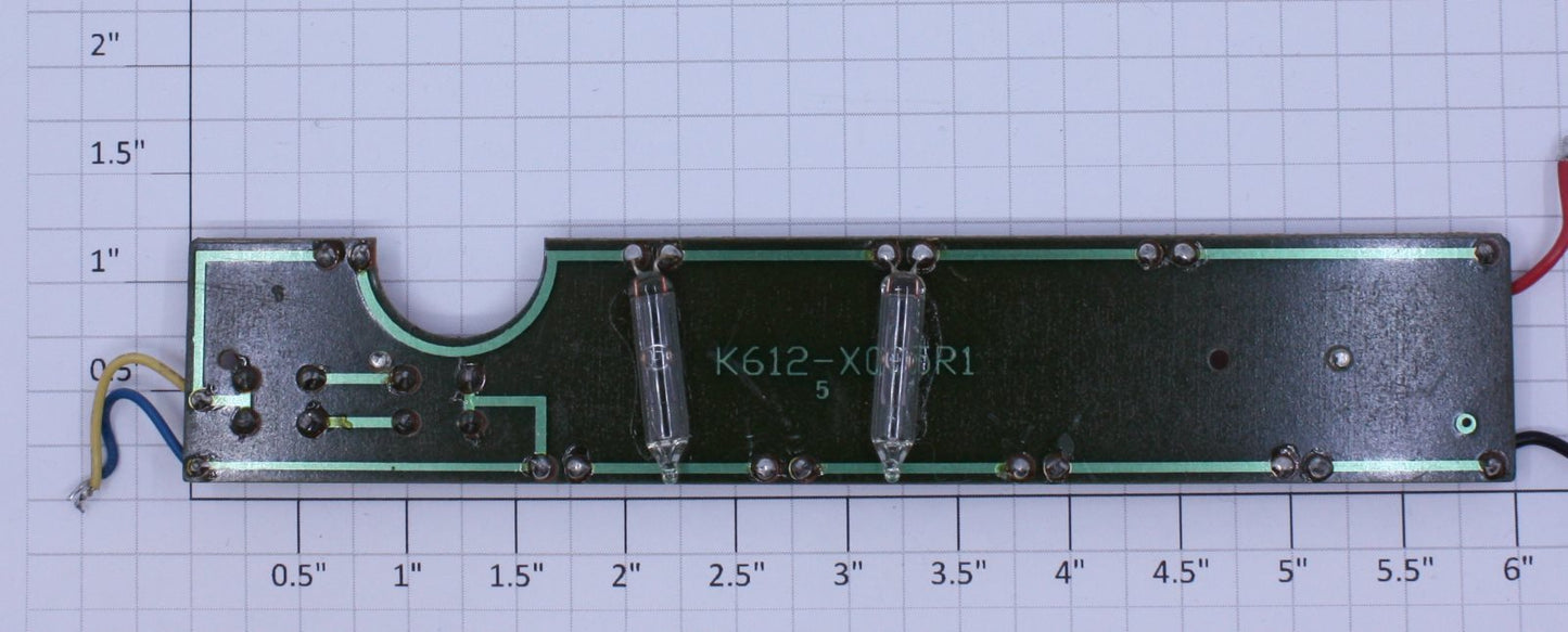 K-Line K612-X005R4 8-Bulb Caboose Streamlighting PCB Circuit Board (MDK-038)