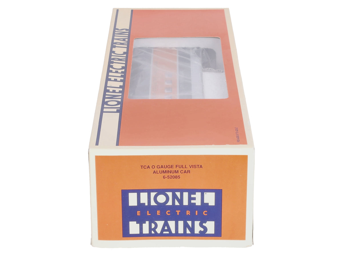 Lionel 6-52085 O Gauge 1996 TCA "City of Dallas" Dallas Full Vista Dome Car LN/Box