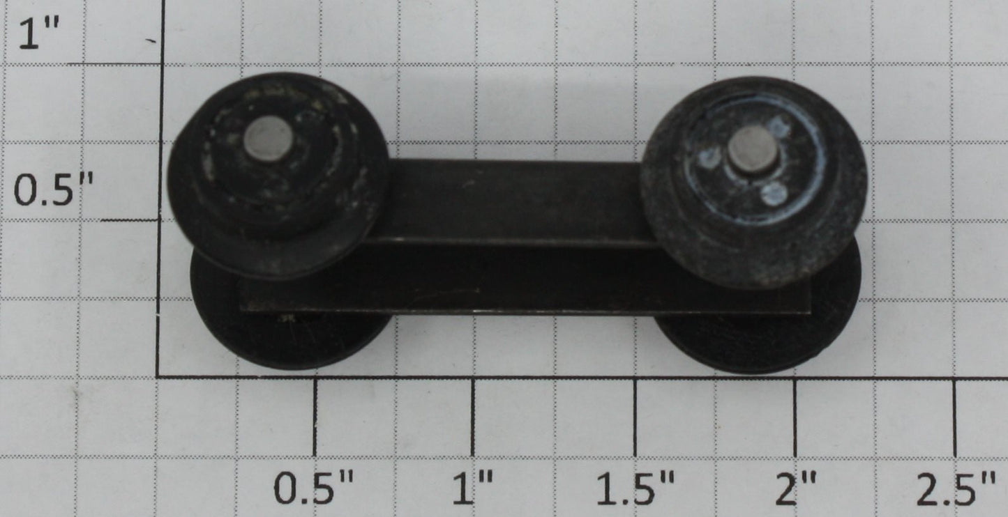 American Flyer XA10081 S Scale Front Truck with Black Wheels
