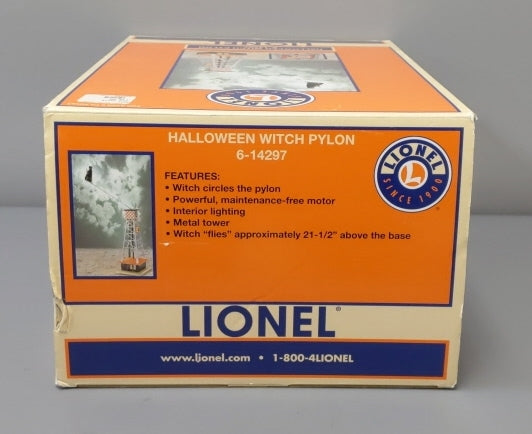 Lionel 6-14297 O Halloween Witch Pylon NIB