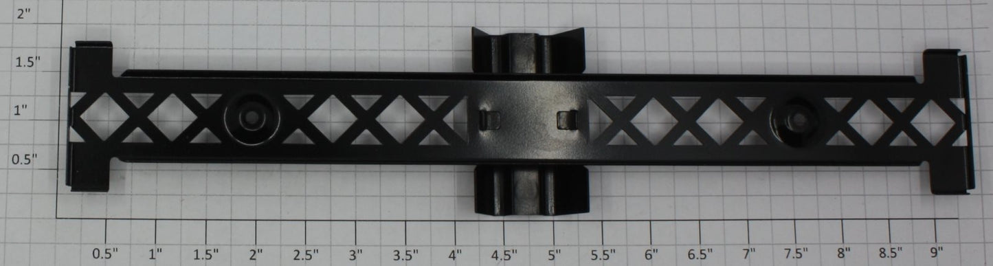 Lionel 19455-4 O Gauge Flatcar Black Metal Trailer Bracket Plate and Bumper