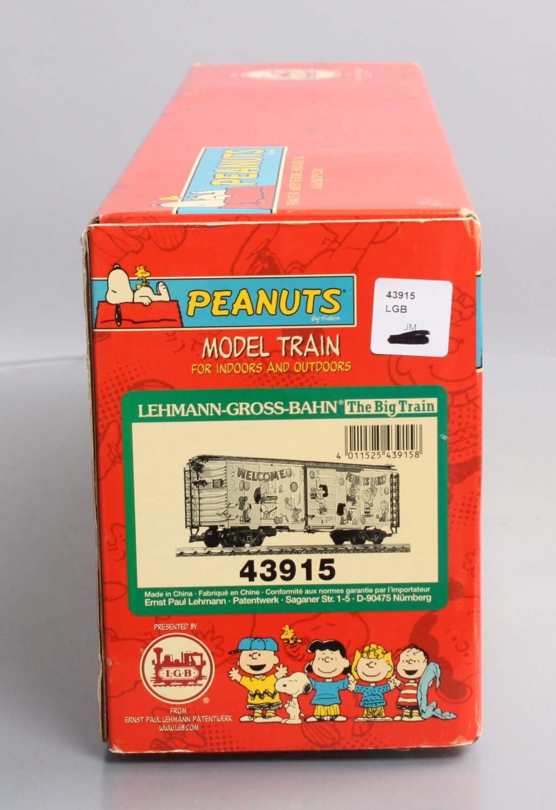 LGB 43915 G Scale Peanuts Boxcar LN/Box