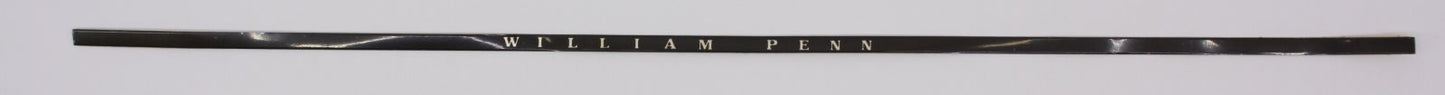 Lionel 2543-12 LH "William Penn" Pennsylvania Aluminum Car Name Strip