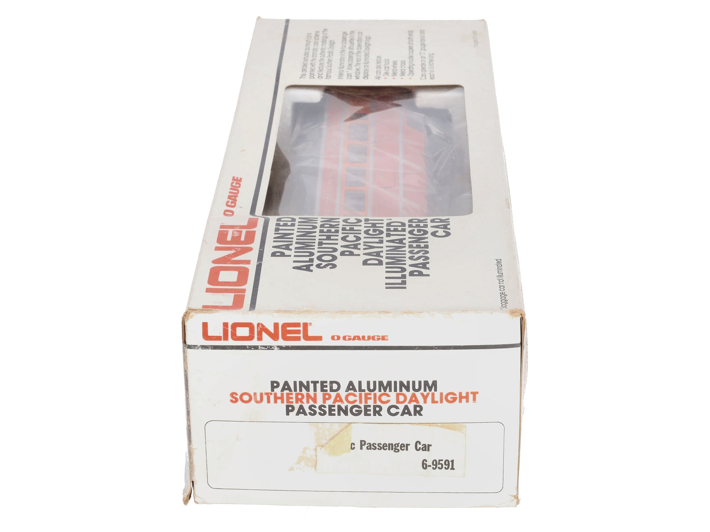 Lionel 6-9591 O Gauge Southern Pacific Daylight Aluminum Passenger Car EX/Box