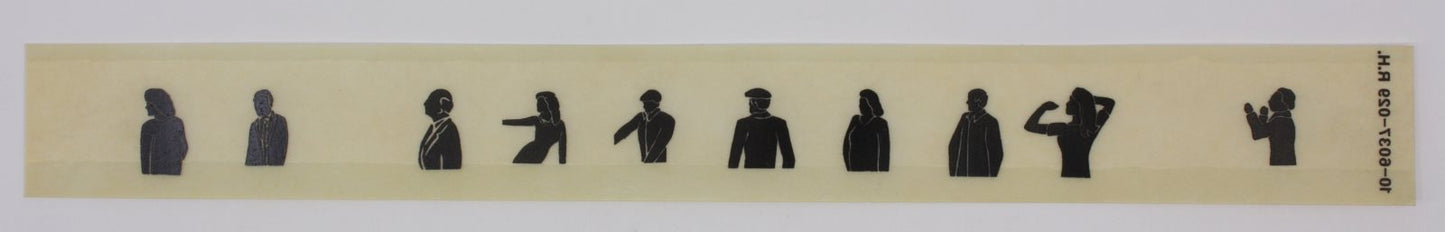 Lionel 16037-29 Right Hand Stained Passenger Car Window Strip w Adhesive
