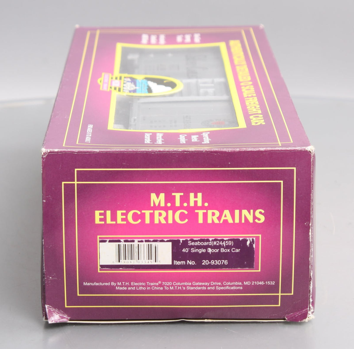 MTH 20-93076 O Gauge Seaboard Boxcar #24459 LN/Box