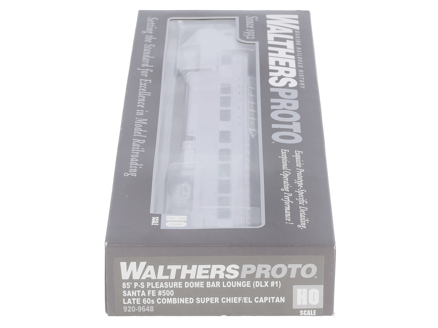 Walthers 920-9648 HO SF Deluxe Edition 1 85' Pleasure Dome Bar Lounge Car #500