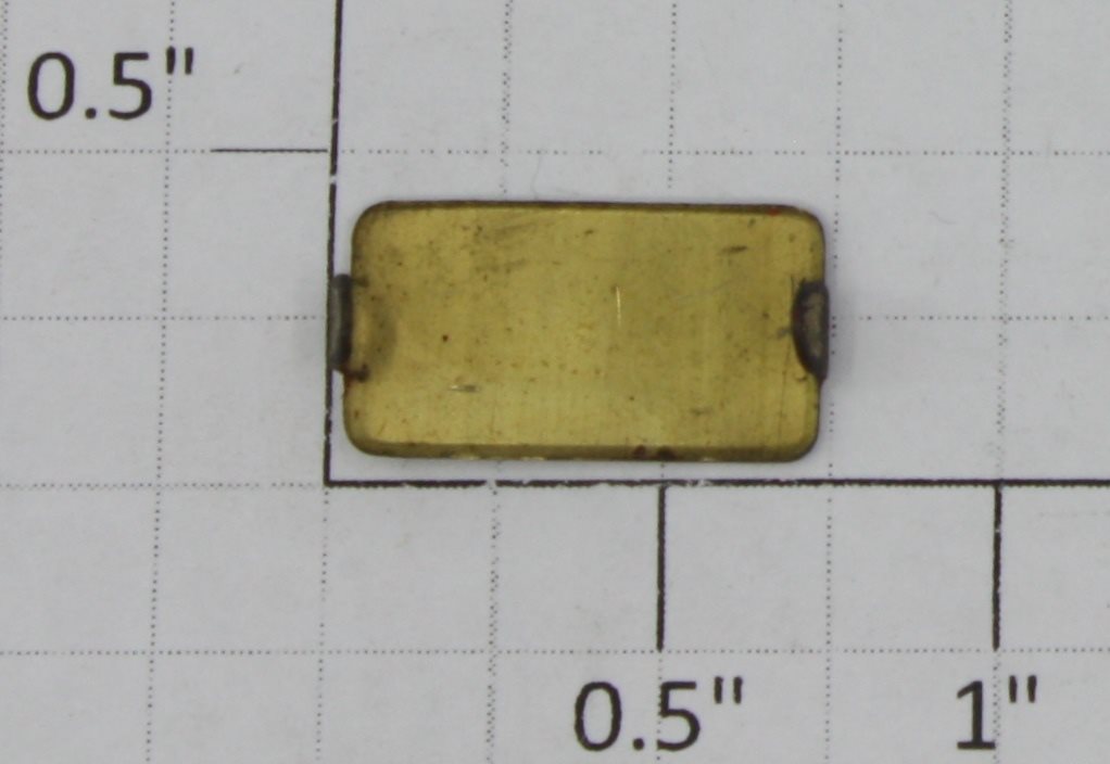 American Flyer 411-5 O Gauge American Flyer Lines Brass Caboose Nameplate