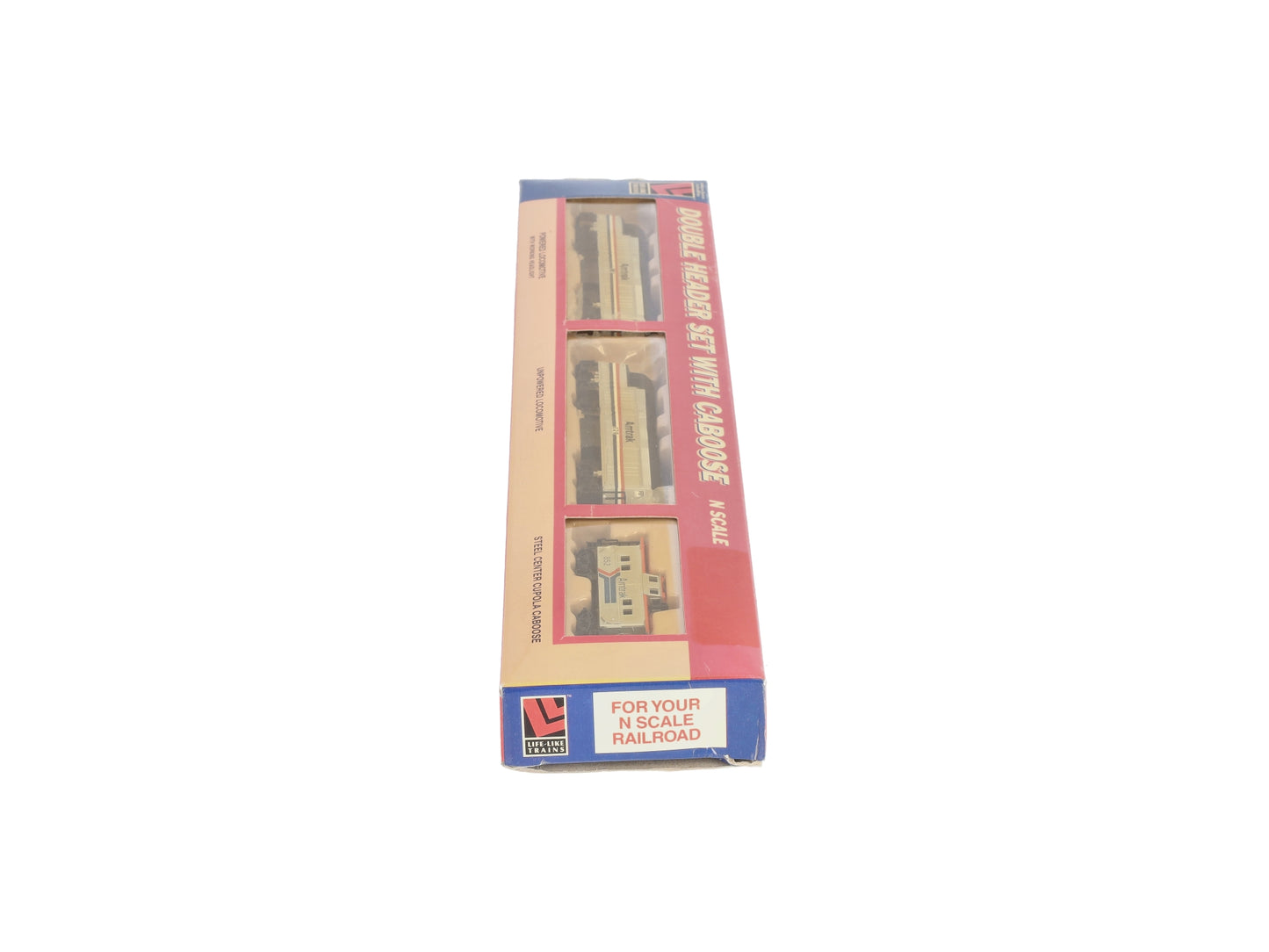 Life Like 7601 N Amtrak Double Header Set w/Caboose LN/Box