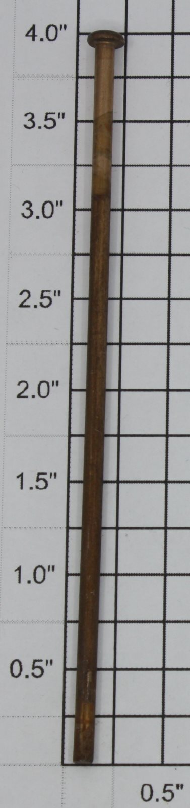 Lionel 445-34 4" Long Copper Mounting Stud