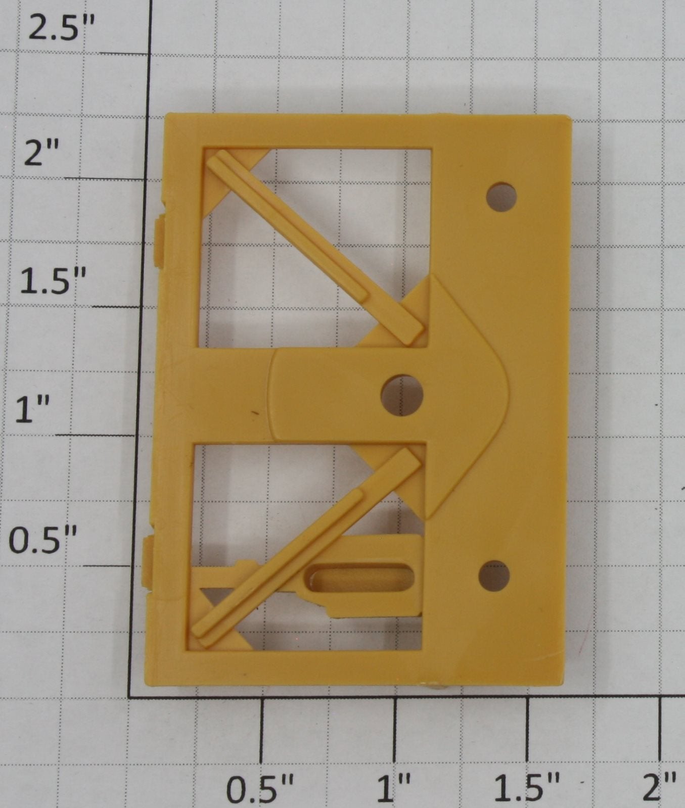 Lionel 17123-25 Cargill 3-Bay Hopper Yellow Front Truck Bracket